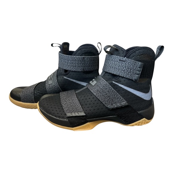 Nike Other - Nike Lebron Soldier 10 Mens Basketball Shoes Black Gum Sz 10.5